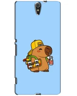 Чехол для Sony Xperia C5 Ultra (E5533, E5563, E5506, E5553) с картинкой «Капибара на скейте» Чехол для Sony Xperia C5 Ultra (E5533, E5563, E5506, E5553) с картинкой «Капибара на скейте»