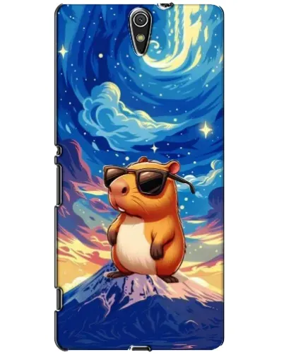 Чехол для Sony Xperia C5 Ultra (E5533, E5563, E5506, E5553) с картинкой «Капибара Ван Гога» Чехол для Sony Xperia C5 Ultra (E5533, E5563, E5506, E5553) с картинкой «Капибара Ван Гога»