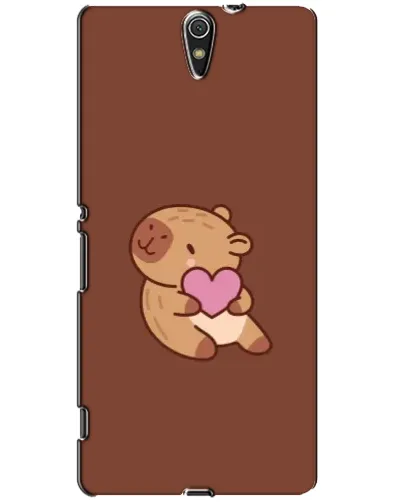 Чехол для Sony Xperia C5 Ultra (E5533, E5563, E5506, E5553) с картинкой «Капибара с сердцем» Чехол для Sony Xperia C5 Ultra (E5533, E5563, E5506, E5553) с картинкой «Капибара с сердцем»