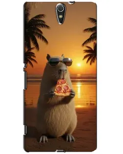 Чехол для Sony Xperia C5 Ultra (E5533, E5563, E5506, E5553) с картинкой «Капибара с пиццей» Чехол для Sony Xperia C5 Ultra (E5533, E5563, E5506, E5553) с картинкой «Капибара с пиццей»