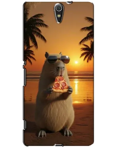 Чехол для Sony Xperia C5 Ultra (E5533, E5563, E5506, E5553) с картинкой «Капибара с пиццей» Чехол для Sony Xperia C5 Ultra (E5533, E5563, E5506, E5553) с картинкой «Капибара с пиццей»