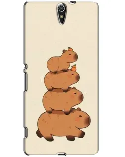 Чехол для Sony Xperia C5 Ultra (E5533, E5563, E5506, E5553) с картинкой «Башня из капибар» Чехол для Sony Xperia C5 Ultra (E5533, E5563, E5506, E5553) с картинкой «Башня из капибар»