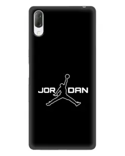 Чехол для Sony Xperia L3 с картинкой «Nike Pink Swirl»