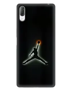 Чехол для Sony Xperia L3 с картинкой «Jordan Gradient Logo»