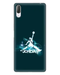 Чехол для Sony Xperia L3 с картинкой «Jordan Blue Fire» Чехол для Sony Xperia L3 с картинкой «Jordan Blue Fire»