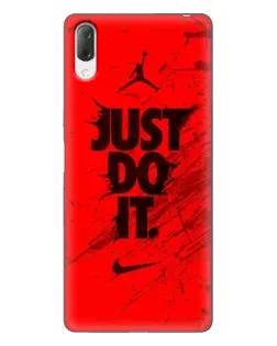 Чехол для Sony Xperia L3 с картинкой «Nike Just Do It» Чехол для Sony Xperia L3 с картинкой «Nike Just Do It»