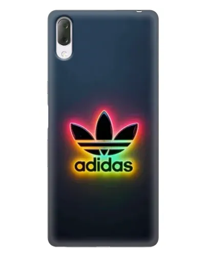 Чехол для Sony Xperia L3 с картинкой «Неоновый Adidas»