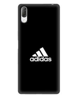 Чехол для Sony Xperia L3 с картинкой «Черная классика Adidas»