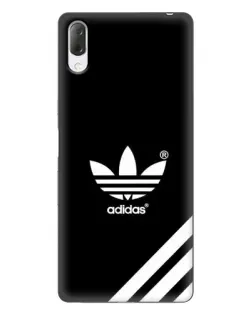 Чехол для Sony Xperia L3 с картинкой «Adidas с диагональными полосами»