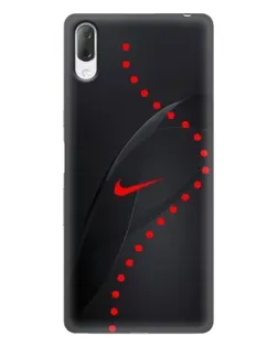 Чехол для Sony Xperia L3 с картинкой «Абстрактный дизайн Nike»