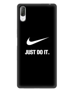 Чехол для Sony Xperia L3 с картинкой «Классический принт Nike»