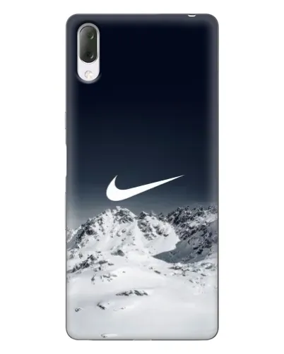 Чехол для Sony Xperia L3 с картинкой «Nike — зимние горы» Чехол для Sony Xperia L3 с картинкой «Nike — зимние горы»