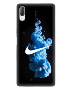 Чехол для Sony Xperia L3 с картинкой «Nike и синий дым»