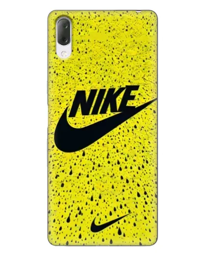 Чехол для Sony Xperia L3 с картинкой «Желтый текстурный Nike» Чехол для Sony Xperia L3 с картинкой «Желтый текстурный Nike»