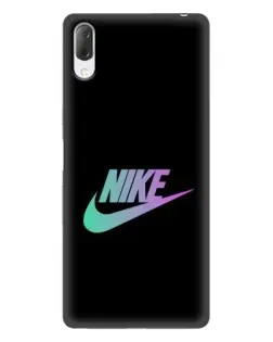 Чехол для Sony Xperia L3 с картинкой «Nike — городская ночь»