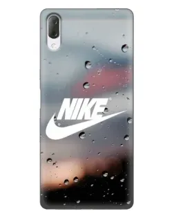 Чехол для Sony Xperia L3 с картинкой «Nike в стиле ретро»