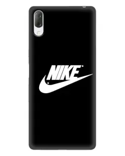 Чехол для Sony Xperia L3 с картинкой «Мазки краски Nike»
