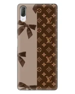 Чехол для Sony Xperia L3 с картинкой «Louis Vuitton — банты»