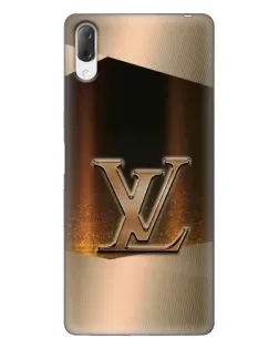 Чехол для Sony Xperia L3 с картинкой «LV — золотое сияние»