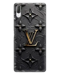 Чехол для Sony Xperia L3 с картинкой «Кожаная текстура LV»