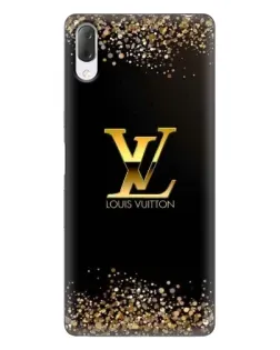 Чехол для Sony Xperia L3 с картинкой «LV — золотые искры»