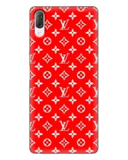 Чехол для Sony Xperia L3 с картинкой «Яркий паттерн LV»