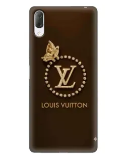 Чехол для Sony Xperia L3 с картинкой «LV — золотая печать»