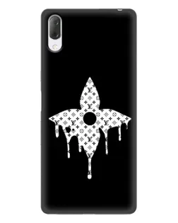 Чехол для Sony Xperia L3 с картинкой «Цветочная монограмма»