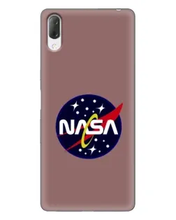 Чехол для Sony Xperia L3 с картинкой «NASA — ретро космос»