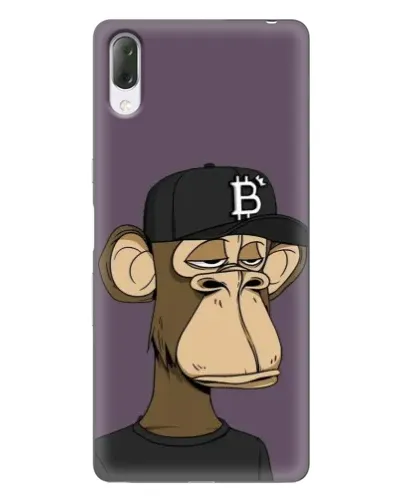 Чехол для Sony Xperia L3 с картинкой «Bored Ape в кепке»