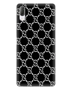 Чехол для Sony Xperia L3 с картинкой «Gucci — сетчатый паттерн»