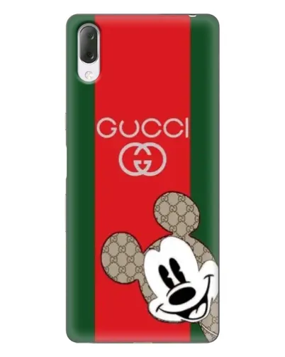 Чехол для Sony Xperia L3 с картинкой «Gucci — полосы и Микки» Чехол для Sony Xperia L3 с картинкой «Gucci — полосы и Микки»