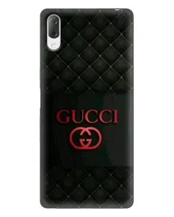 Чехол для Sony Xperia L3 с картинкой «Gucci — стеганый черный»