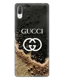 Чехол для Sony Xperia L3 с картинкой «Gucci — песчаные дюны»