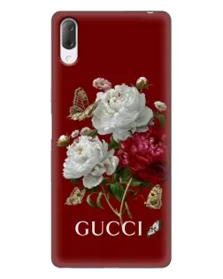 Чехол для Sony Xperia L3 с картинкой «Gucci —  сад»
