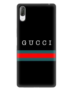 Чехол для Sony Xperia L3 с картинкой «Gucci — красный пояс»