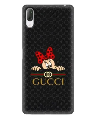 Чехол для Sony Xperia L3 с картинкой «Минни Маус Gucci — черный» Чехол для Sony Xperia L3 с картинкой «Минни Маус Gucci — черный»