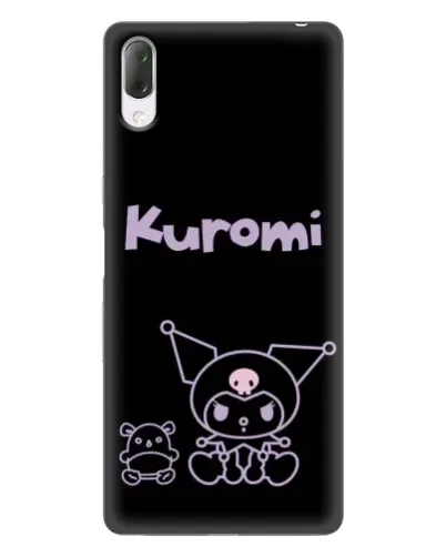 Чехол для Sony Xperia L3 с картинкой «Kuromi — черный минимализм» Чехол для Sony Xperia L3 с картинкой «Kuromi — черный минимализм»
