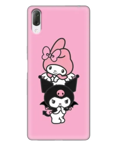 Чехол для Sony Xperia L3 с картинкой «My Melody и Kuromi» Чехол для Sony Xperia L3 с картинкой «My Melody и Kuromi»