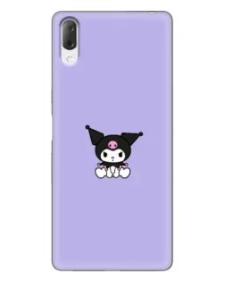 Чехол для Sony Xperia L3 с картинкой «Kuromi — фиолетовый минимализм» Чехол для Sony Xperia L3 с картинкой «Kuromi — фиолетовый минимализм»