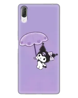 Чехол для Sony Xperia L3 с картинкой «Kuromi с зонтиком» Чехол для Sony Xperia L3 с картинкой «Kuromi с зонтиком»