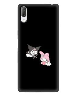 Чехол для Sony Xperia L3 с картинкой «My Melody и Kuromi» Чехол для Sony Xperia L3 с картинкой «My Melody и Kuromi»