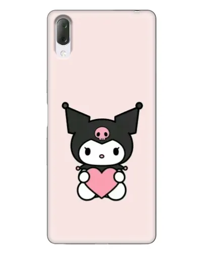 Чехол для Sony Xperia L3 с картинкой «Kuromi и сердце» Чехол для Sony Xperia L3 с картинкой «Kuromi и сердце»