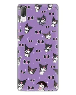 Чехол для Sony Xperia L3 с картинкой «Kuromi — паттерн» Чехол для Sony Xperia L3 с картинкой «Kuromi — паттерн»