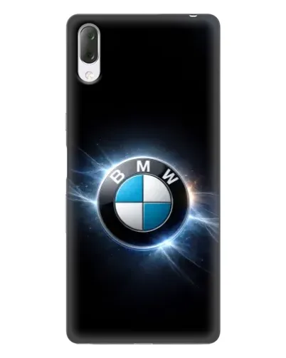 Чехол для Sony Xperia L3 с картинкой «BMW — неоновое сияние»
