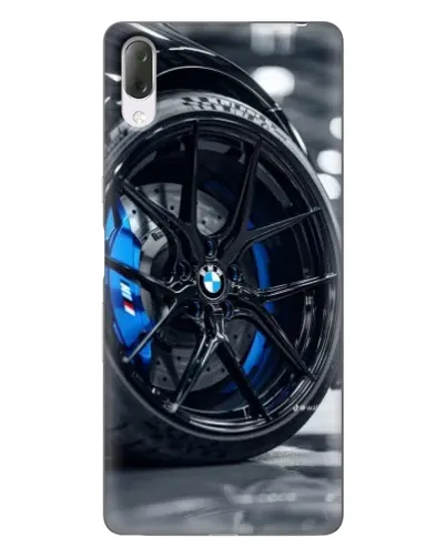 Чехол для Sony Xperia L3 с картинкой «Колесо BMW вблизи»