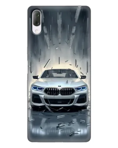 Чехол для Sony Xperia L3 с картинкой «BMW в свете фар»
