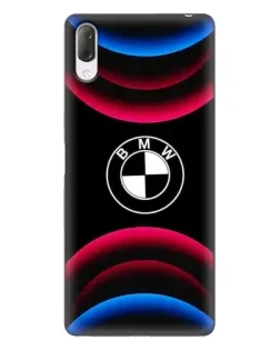 Чехол для Sony Xperia L3 с картинкой «Логотип BMW и неоновые дуги» Чехол для Sony Xperia L3 с картинкой «Логотип BMW и неоновые дуги»