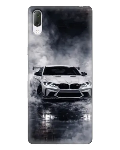 Чехол для Sony Xperia L3 с картинкой «BMW сквозь туман»