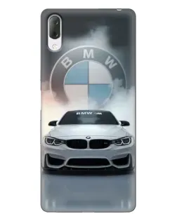 Чехол для Sony Xperia L3 с картинкой «BMW в белом дыму» Чехол для Sony Xperia L3 с картинкой «BMW в белом дыму»